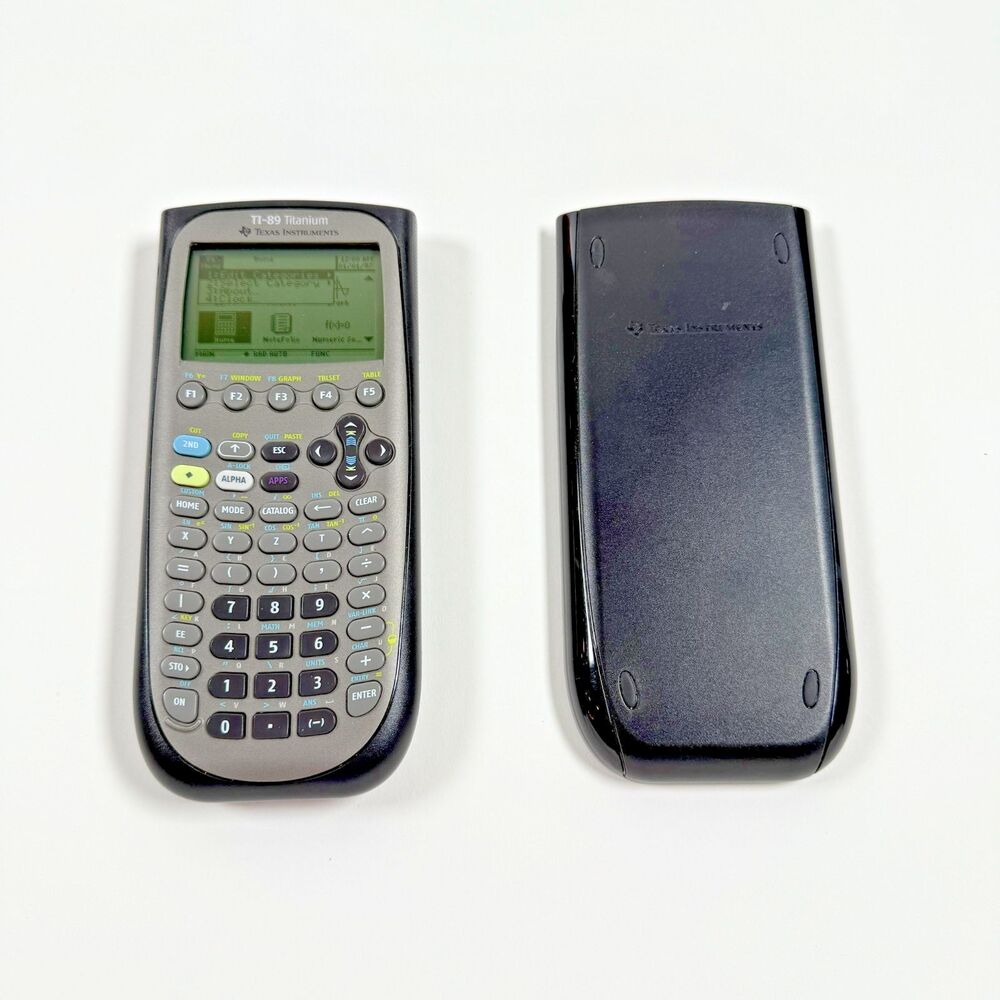 Texas Instruments TI-89 Titanium Graphing Calculator w/ Cover – Tested & Working